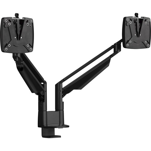 Novus CLU Duo 990+4018+000 Mounting Arm for Monitor - Black - 2 Display(s) Supported - 13" Screen Support - 30 lb Load Capacity - 75 x 100 - 1