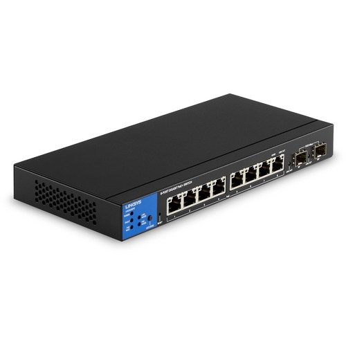 Picture of Linksys 8-Port Managed Gigabit PoE+ Switch with 2 1G SFP Uplinks