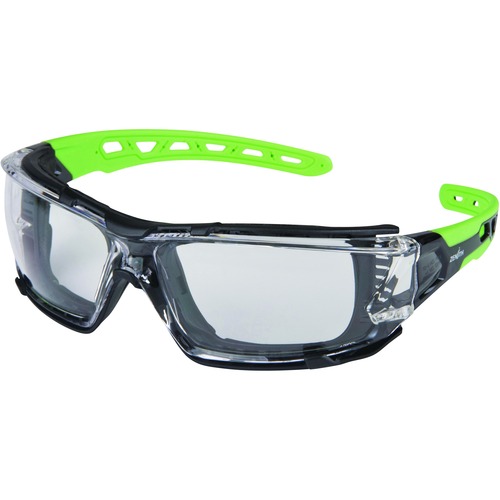 Zenith Z2500 Series Safety Glasses - Recommended for: Face - Non-slip, Distortion-free, Anti-fog, Scratch Resistant, UV Resistant, Flexible, Wraparound Design, Comfortable - Dirt Protection