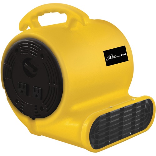 Royal Sovereign 800 CFM Commercial Air Mover FAM-100 - - 3 Speed - 1600 - 22653.5 L/min - Floor, Wall, Ceiling - Compact, Stackable - Yellow, Black