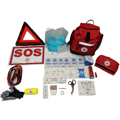 HAWKTREE HWK00011 - Canadian Red Cross Roadside First Aid & Safety Kit