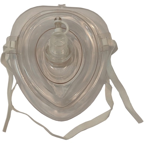 HAWKTREE CPR Mask - Inhalation Valve - Airborne Particle, Pathogen, Fluid Protection - White