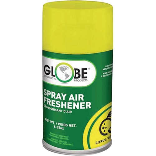 Globe Air-Pro Metered Air Freshener Spray Refill - Citrus - Automatic Air Freshener Refill - GCP3801