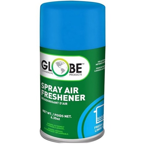 Globe Air-Pro Metered Spray Refill 180gr - Linen Fresh - Spray - 169901.08 L - 187.79 mL - Linen Fresh - 12 Pack - Odor Neutralizer