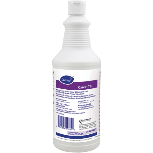 Bunzl Oxivir Disinfectant - Ready-To-Use Liquid - 32 fl oz (1 quart) - 1 Each