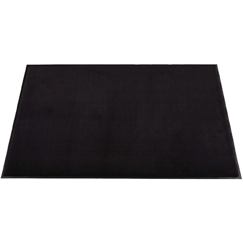 Sparco Floor Mat - Floor - 60" (1524 mm) Length x 36" (914.40 mm) Width - Rectangle - Ribbed Fibre Pattern - Olefin - Black