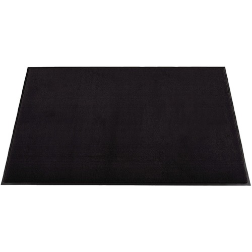 Sparco Floor Mat - Floor - 72" (1828.80 mm) Length x 48" (1219.20 mm) Width - Rectangle - Ribbed Fibre Pattern - Olefin - Black
