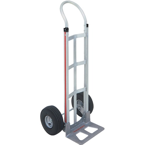 Zenith Hand Truck - Continuous Handle - 226.80 kg Capacity - Aluminum - Silver - 1 Each - Hand Trucks & Dollies - MGIMA275