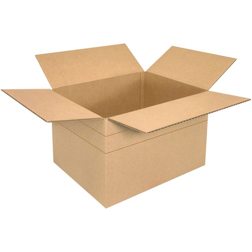 Spicers Paper Shipping Case - External Dimensions: 10" Width x 10" Depth x 10" Height - 200 lb - Corrugated - Kraft - 25 / Pack