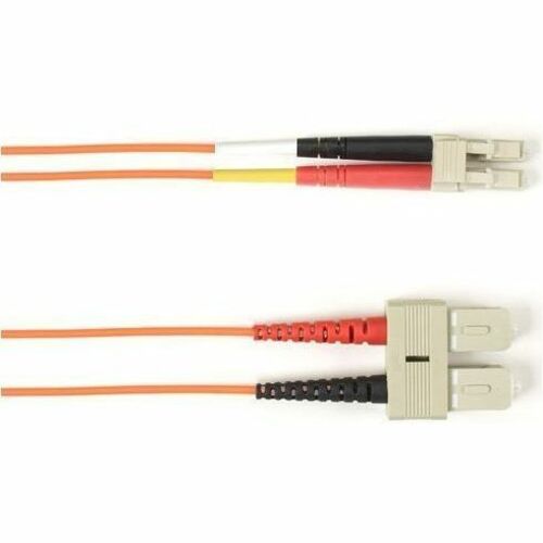 Black Box Colored Fiber OM1 62.5/125 Multimode Fiber Optic Patch Cable - OFNP Plenum