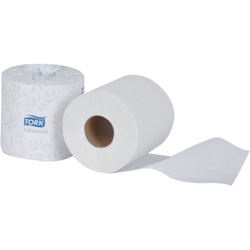 Tork Toilet Paper Roll White T24 - Tork Toilet Paper Roll White T24, Advanced, 2-Ply, 80 x 500 sheets, 24651200