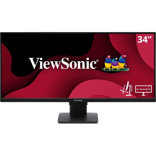 Viewsonic 34" Display, IPS Panel, 3440 x 1440 Resolution - 34.1" (866.14 mm) Viewable - In-plane Switching (IPS) Technology - LED Backlight - 3440 x 1440 - 1.07 Billion Colors - FreeSync - 400 cd/m² - 4 ms - GTG Refresh Rate - Speakers - HDMI - Displ