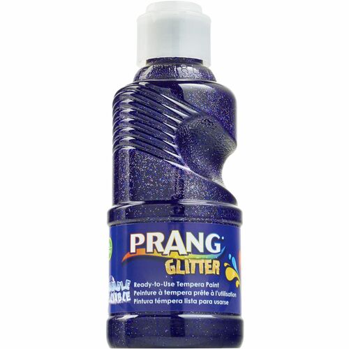 Prang Ready-to-Use Glitter Paint - 8 fl oz - 1 Each - Glitter Purple