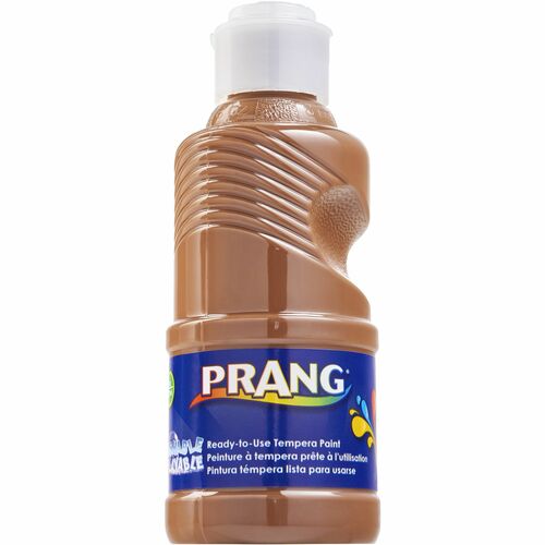 Prang Ready-to-Use Washable Tempera Paint - 8 fl oz - 1 Each - Brown