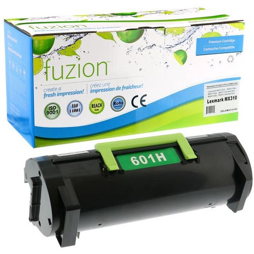 Fuzion Toner Cartridge - Alternative for Lexmark - Black - Laser - High Yield - 10000 Pages - 1 Each