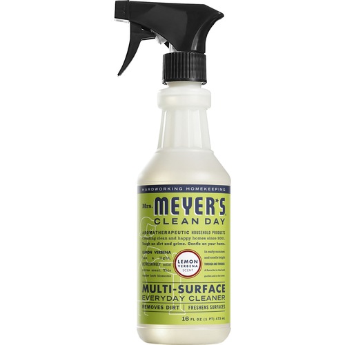 Mrs. Meyer's Clean Day Cleaner Spray - 16 fl oz (0.5 quart) - Lemon Verbena Scent - 6 / Carton - Cruelty-free - Clear