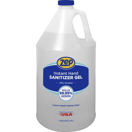 Zep Hand Sanitizer Gel  Clean Scent  1 gal