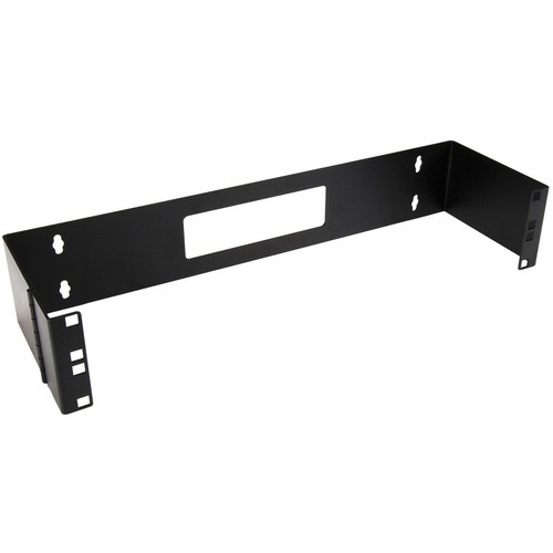 StarTech.com 2U 19in Hinged Wallmount Bracket for Patch Panels - Wall-mount a patch panel or network switch while providing hinged access to the back of the device(s) - 2U 19in Hinged Wall Mount Bracket for Patch Panels - 2U Wallmount Bracket - 2U Wall Br