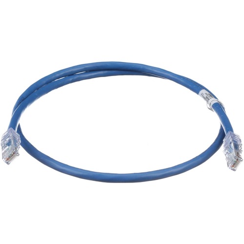 Panduit Pan-Net® Patch Cords - 12 ft Category 6a Network Cable for Network Device - First End: 1 x Modular - Second End: 1 x Modular - 10 Gbit/s - Patch Cable - CM - 24 AWG - Green - 1