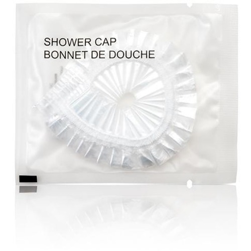 World Amenities Shower Cap (Frosted Sachet) - Clear - 1 / Pack