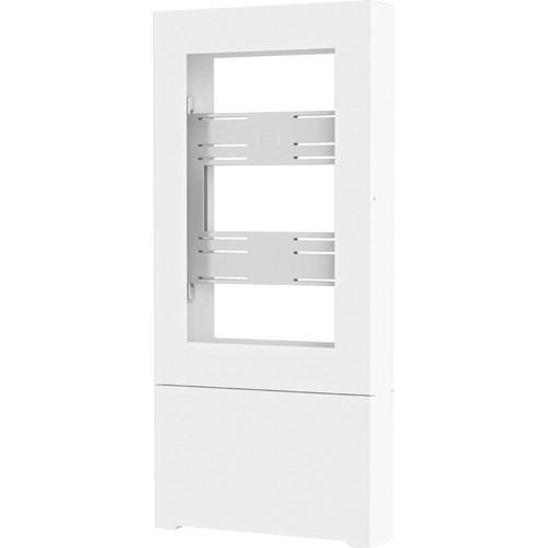 Chief Impact LF43UWP-B2B Floor Mount for Display, Kiosk - White - 2 Display(s) Supported - 43" Screen Support - 125 lb Load Capacity