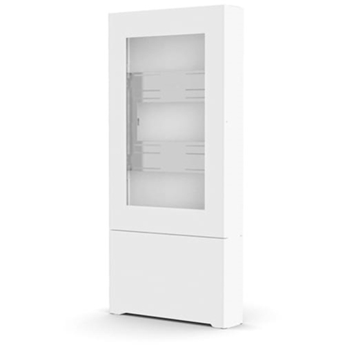 Chief Impact 47 Inch Floor Standing Kiosk - Portrait Orientation - Black
