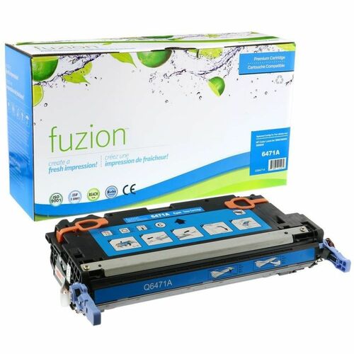 Fuzion Laser Toner Cartridge - Alternative for HP, Canon (Q6471A) - Cyan Pack - 4000 Pages