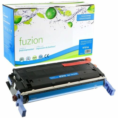 Fuzion Laser Toner Cartridge - Alternative for HP, Canon 9721A - Cyan Pack - 8000 Pages