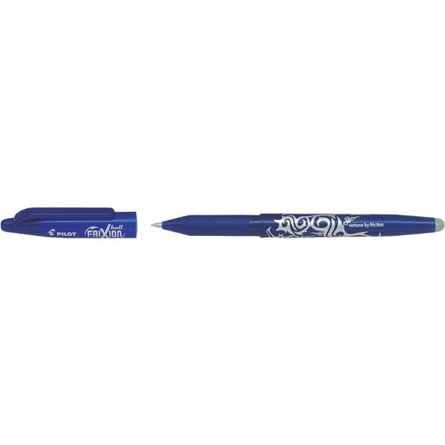 Pilot FriXion Ball - Gel Ink Rollerball pen - Blue - Medium Tip - Medium Pen Point - 0.7 mm Pen Point Size - Refillable - Blue Liquid Gel Ink Ink - 2 / Pack
