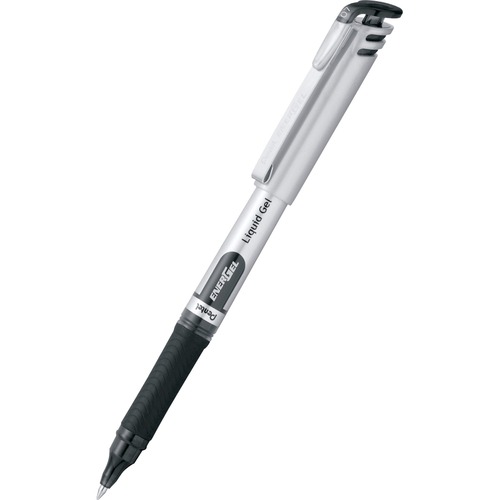Pentel Rollerball Pen - 0.7 mm Pen Point Size - Black Liquid Gel Ink Ink - 2 Pack