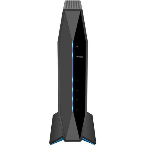 Linksys E8450 Wi-Fi 6 IEEE 802.11ax Ethernet Wireless Router - Dual Band - 2.40 GHz ISM Band - 5 GHz UNII Band - 4 x Antenna(4 x Internal) - 400 MB/s Wireless Speed - 4 x Network Port - 1 x Broadband Port - USB - Gigabit Ethernet - Desktop