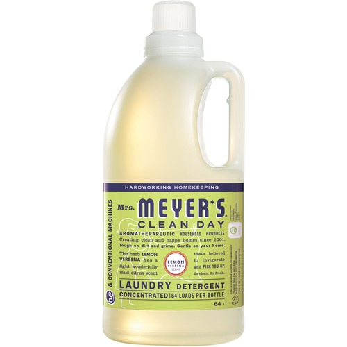 Mrs. Meyer's Clean Day Laundry Detergent - Lemon Verbena Scent, 1.9 quart