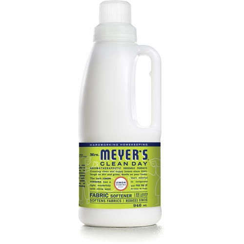 Mrs. Meyer's Clean Day Fabric Softener Liquid - Lemon Verbena Scent, 1 quart - Softeners - SJN00120