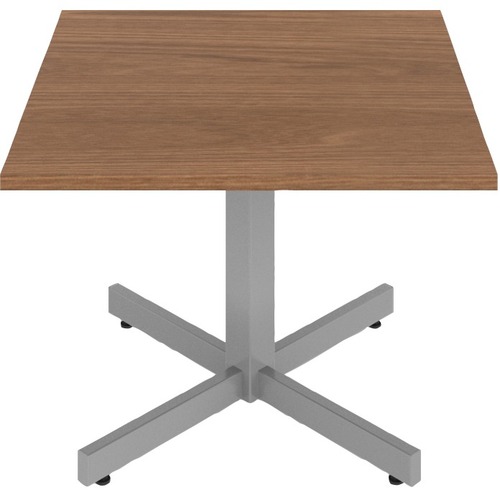 Offices To Go Ionic | 30"D x 22"H Square Table - X-Base - 30" x 30"22" , 1" Top, 0.1" Edge - Finish: Winter Cherry