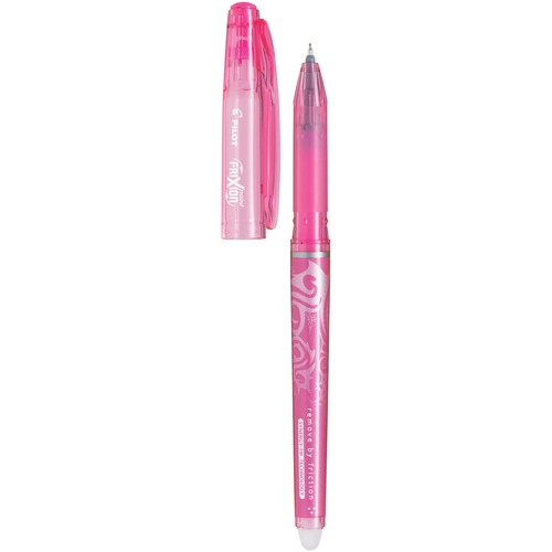 Pilot FriXion Ball Erasable Gel Pen 0.5mm Pink 12/box - Refillable - Pink Gel-based Ink - 12 / Box