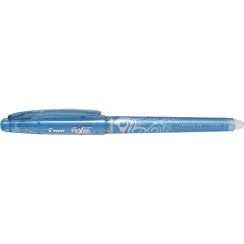 Pilot FriXion Ball Erasable Gel Pen 0.5mm Turquoise 12/box - Refillable - Turquoise Gel-based Ink - 12 / Box