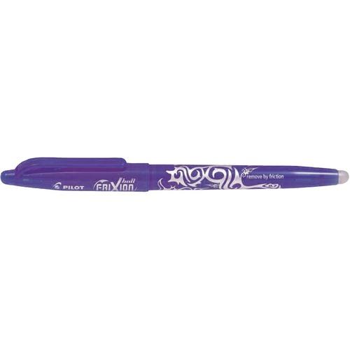 Pilot FriXion Ball Erasable Gel Pen 0.7mm Purple 12/box - Refillable - Purple Gel-based Ink - 12 / Box