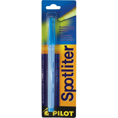 Pilot Spotliter Highlighter Chisel Tip Blue - Chisel Marker Point Style - Blue - 10 / Box