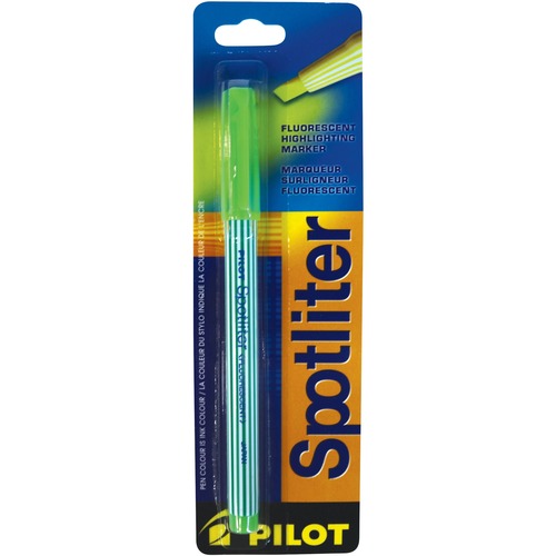 Pilot Spotliter Highlighter Chisel Tip Green - Chisel Marker Point Style - Green