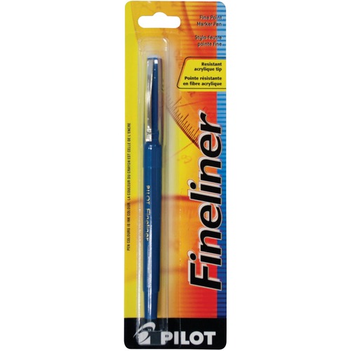 Pilot Fineliner Markers 0.4 mm Blue - Blue - Plastic Tip