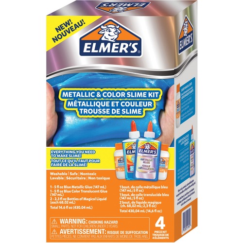 Elmers Slime Kit - Silver, Blue