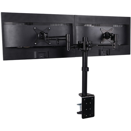 Exponent Microport Desk Mount for Monitor - Black - Yes - 2 Display(s) Supported - 30" Screen Support - 10 kg Load Capacity - 100 x 100, 75 x 75 VESA Standard - 1