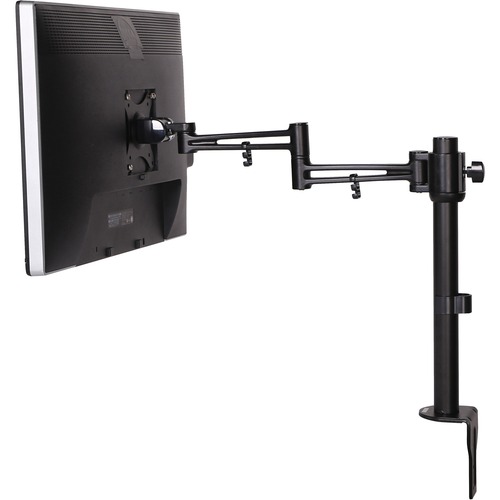 Exponent Microport Desk Mount for Monitor - Black - Height Adjustable - 1 Display(s) Supported - 30" Screen Support - 10 kg Load Capacity - 100 x 100, 75 x 75 - 1 Each = EXM50902