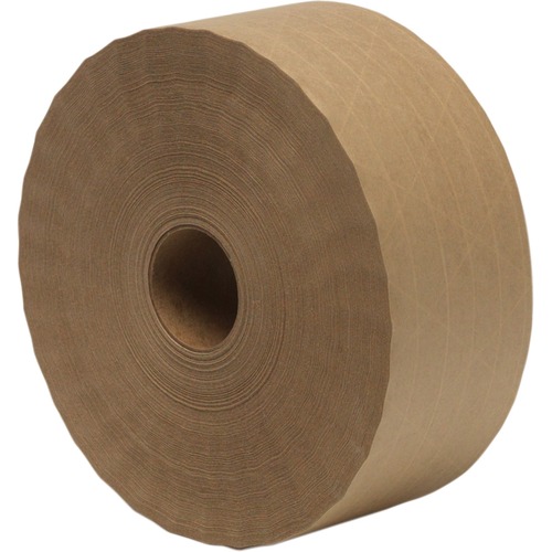 Spicers Water Activated Tape 3"W x 450'L 10 rolls/carton - 150 yd (137.2 m) Length x 3" (76.2 mm) Width - Paper - 10 Roll - Natural Kraft
