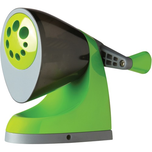 Westcott iPoint Titanium Bonded® Manual Pencil Sharpener Green - Helical - Plastic - Green