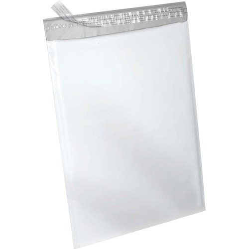 Spicers Fastpak Poly Courier Mailers 12" x 15-1/2" 500/box - Document - 12" Width x 15 1/2" Length - Self-sealing - Polyethylene - 500 / Box - Gray, White