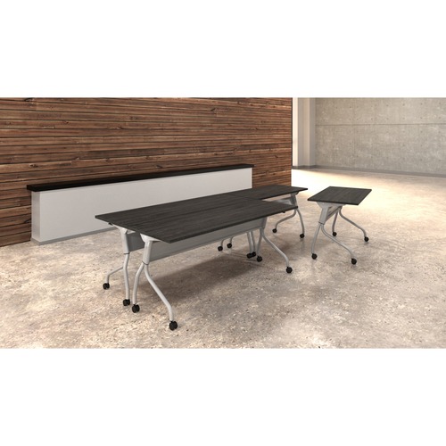 Offices To Go Ionic Training Table - 72" x 24" Table, 48" x 24" Table - Finish: Asian Night