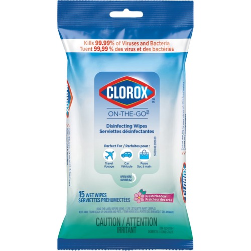 Clorox Disinfectant Wipe - Fresh Floral Scent - 15 / Pack
