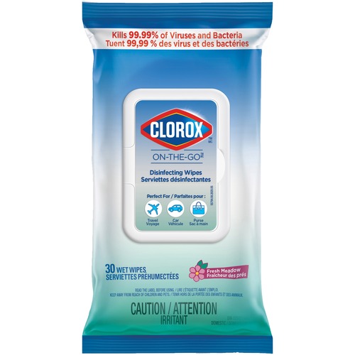 Clorox Disinfectant Wipe - Fresh Floral Scent - 30 / Pack