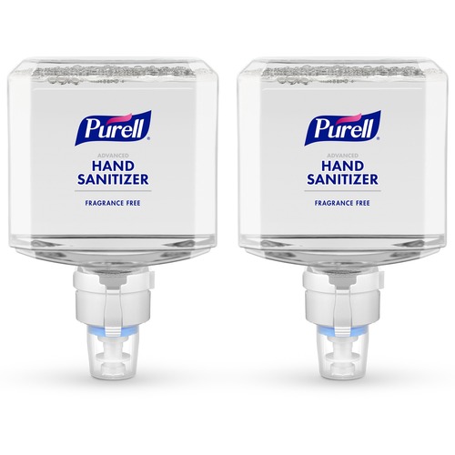 PURELL® Advanced Hand Sanitizer Foam Refill - Clean Scent - 40.6 fl oz (1200 mL) - Kill Germs - Hand, Healthcare, Skin - Fragrance-free, Dye-free, Hygienic, Refillable - 2 / Carton